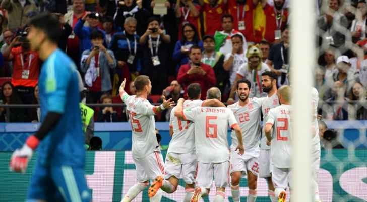 إسبانيا تضرب إيران وتتقاسم الصدارة مع البرتغال