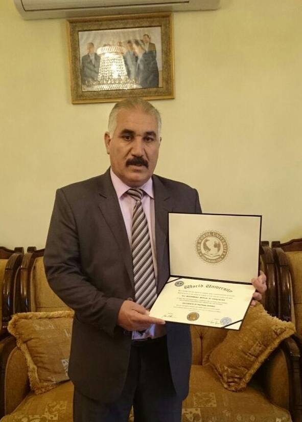 علي الخزاعلة مبارك الدكتوراه