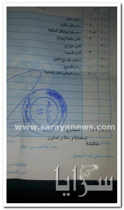 بالوثائق : سيارات وصلت رسوم نقل ملكيتها الى (1000) دينار  ..  والمواطنون : " المُلقي مثله مثل غيره"