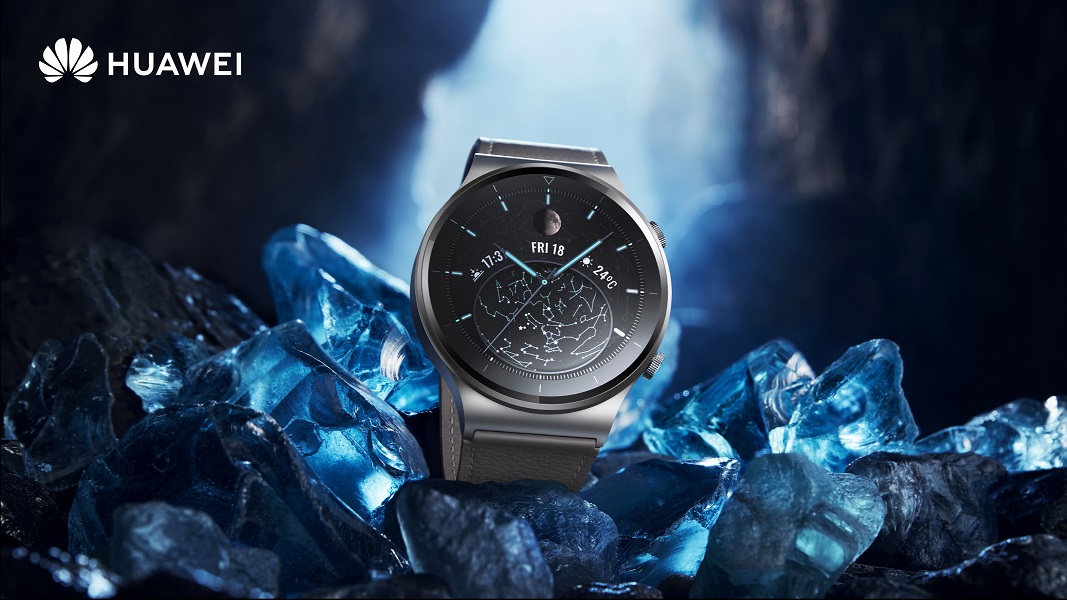 ساعةHuawei WATCH GT 2 Pro  مع مجموعة مراحل القمر مزيج مثالي من تصميم الساعات الكلاسيكية الفاخرة والتكنولوجيا الذكية 
