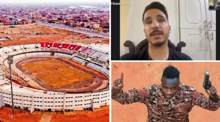 لاعب المريخ يحمل السلاح ..  وبرازيلي يبكي في السودان