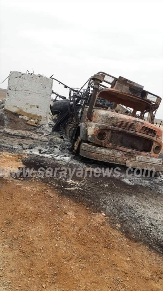 انفجار بئر نفط في منطقة الجفر واصابة شخصين  ..  وتحذيرات من وقوع كارثة نتيجة غياب الجهات الحكومية  .. صور 