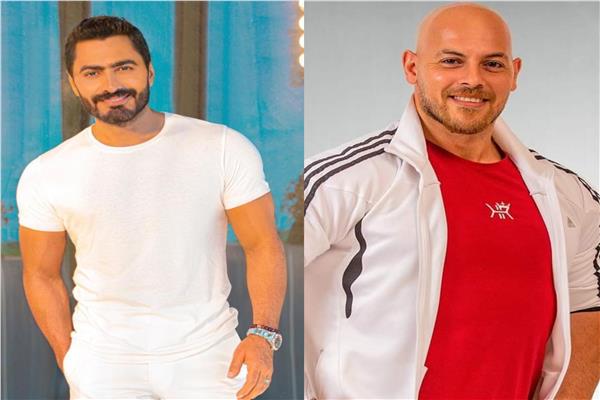 أحمد التهامي يعتذر لتامر حسني بعد أزمة «تاج»