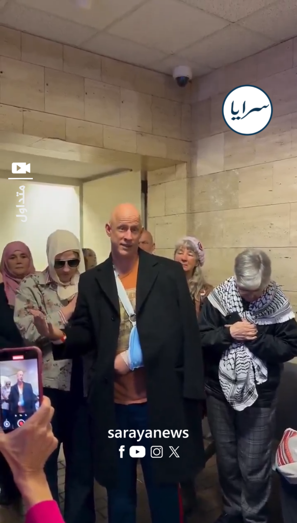 ظهور الجندي الأمريكي الذي صرخ: "لا أحد يريد الموت من أجل إسرائيل"  ..  فيديو 