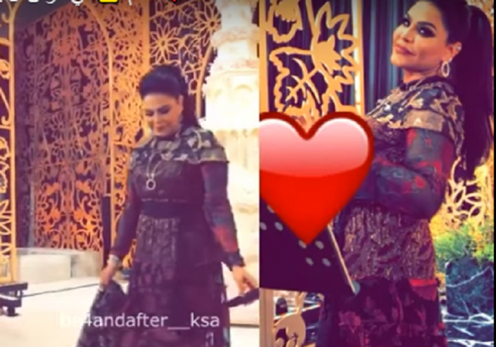 بالفيديو ..   احلام ترقص في مرة نادرة!