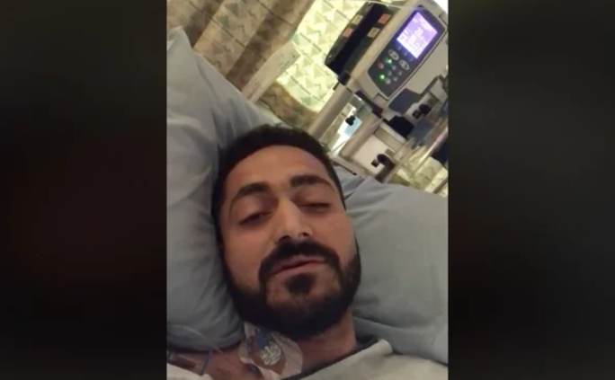 المصاب الأردني وسیم الساطي بحادث نیوزیلندا الإرهابي یطلب الدعاء لابنته بالشفاء  .. فيديو 