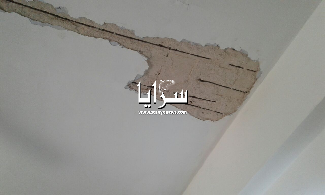 بالصور ..  إخلاء مدرسة ايله للسقوط خوفا من انهيارها في اربد