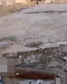 بالفيديو ..  شاهد الصواريخ التي ألقيت على غزة في منطقة واحدة ولم تنفجر