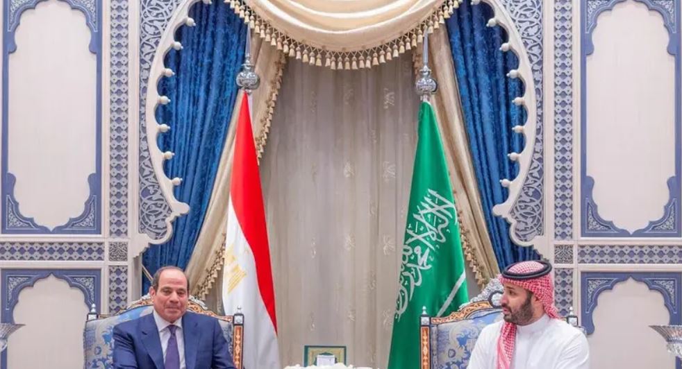 ولي العهد السعودي يلتقي الرئيس السيسي في القاهرة