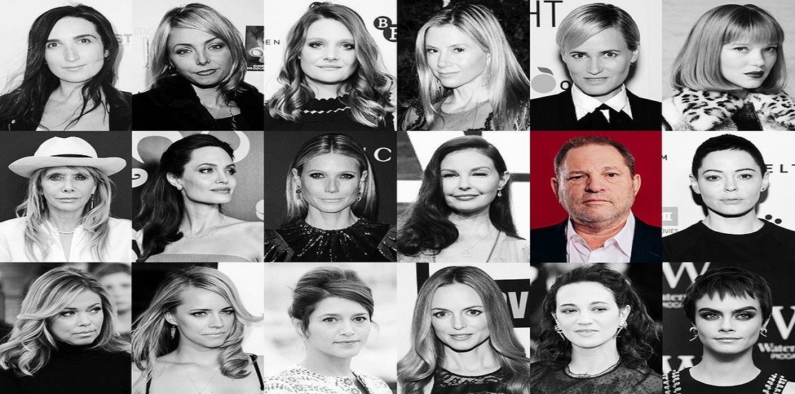 أنجلينا جولي .. من قائمة اللواتي اعترفن بتحرش إمبراطور هوليوود، وينشتاين، وصلت اليوم 36 امرأة