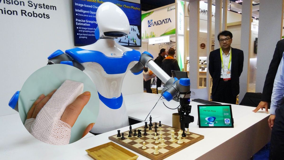 روبوت يكسر إصبع طفل خلال بطولة للشطرنج لأنّه أخلّ بقواعد اللعبة
