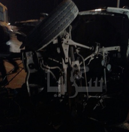 بالصور : إصابة شخصين بتصادم 4 مركبات في منطقة اليادودة
