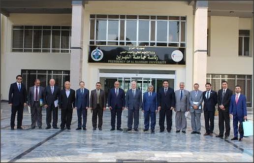 جامعة العلوم التطبيقية الخاصة توقع اتفاقية تعاون مع جامعة النهرين العراقية‎‏