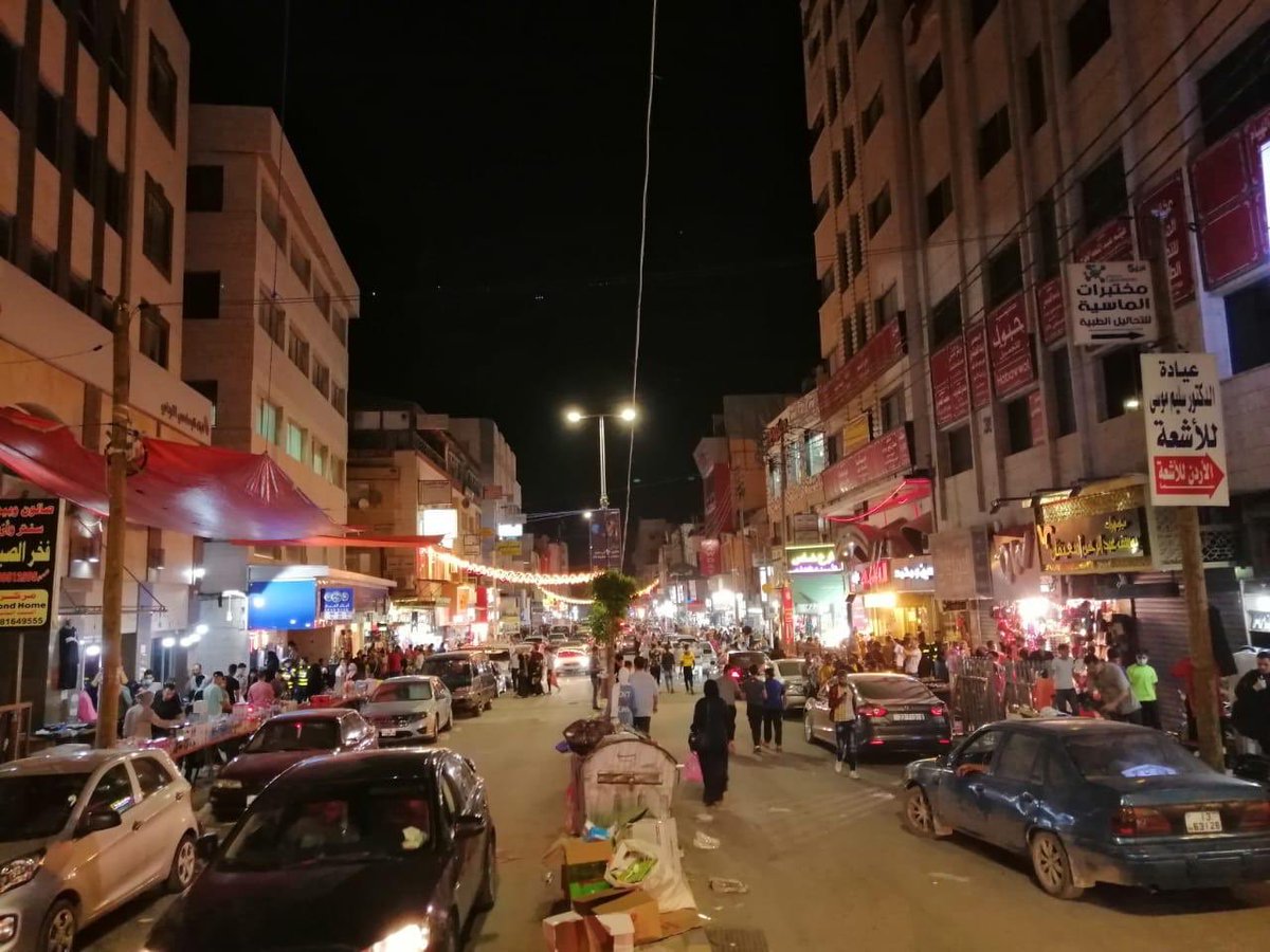 اغلاق سوق بشارع السعادة بسبب الكورونا 