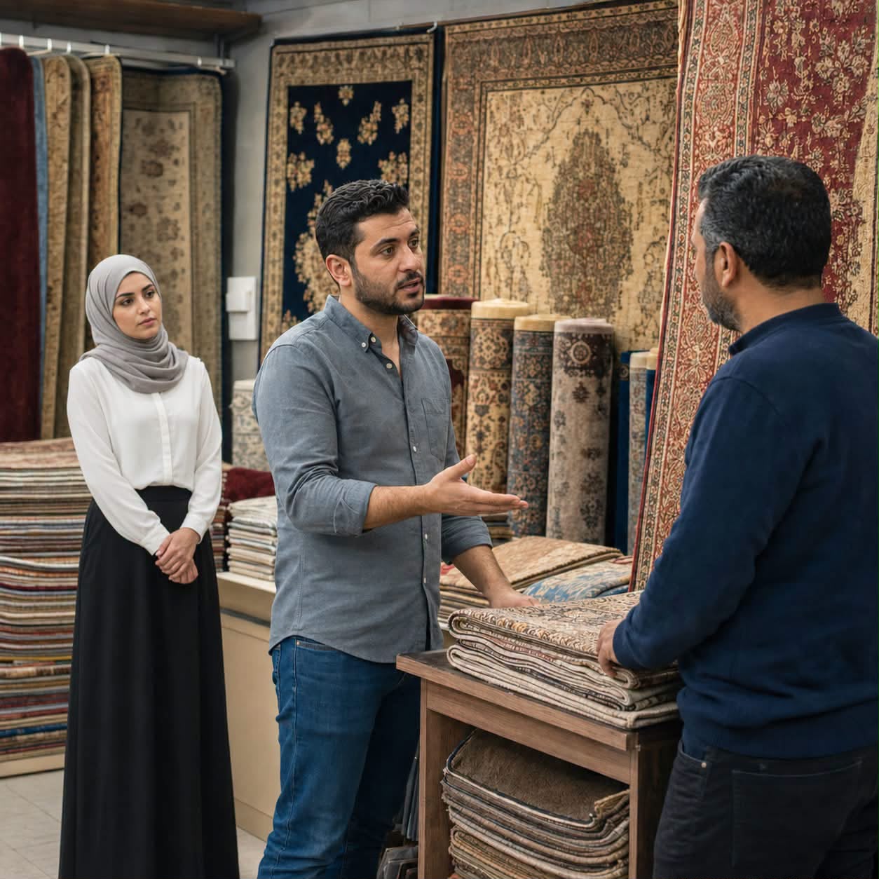 بعد رفض إعادة العربون من محل سجاد  ..  شكوى تعيد 100 دينار لعريس أردني قبل زفافه