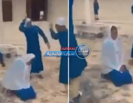 بالفيديو  ..  جلد طالبة مدرسة إسلامية ضبطت تشرب الكحول