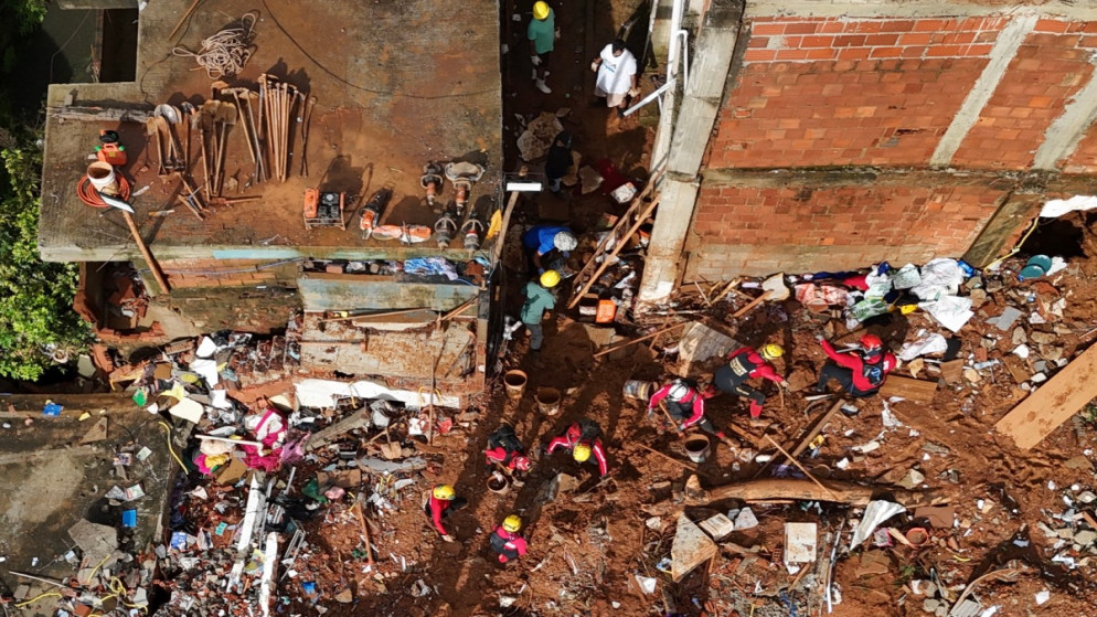 هطول مزيد من الأمطار في البرازيل وارتفاع حصيلة القتلى إلى 55