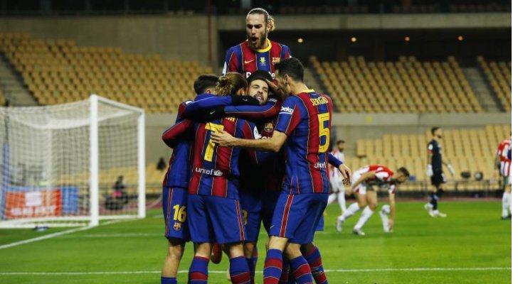 برشلونة ينجو من فخ كورنيا في الوقت الإضافي