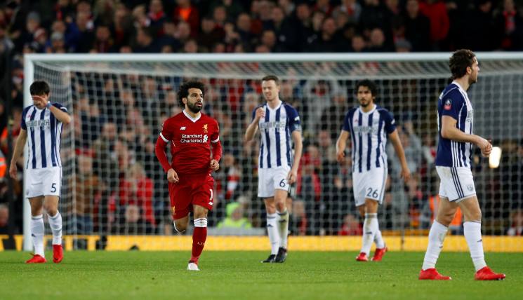 حجازي يفوز على صلاح مع تألق وست بروم بثلاثية أمام ليفربول في كأس الإتحاد الإنكليزي