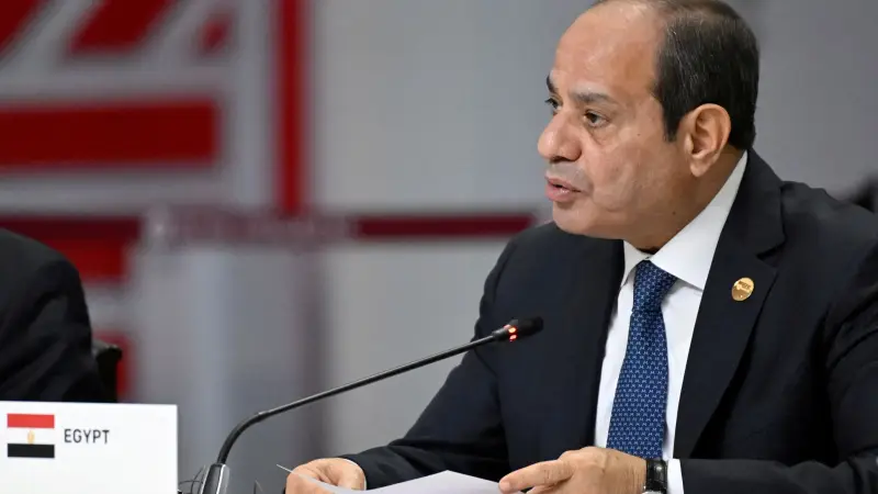 السيسي: دخول المساعدات يحتاج إلى تنسيق مع الجانب الآخر ..  وترامب هو القادر على وقف الحرب في غزة  .. فيديو