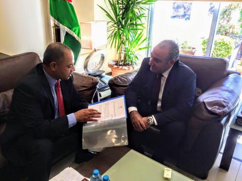 ابو صعيليك يسلم امين عمان دراسة لاحتياجات عمان