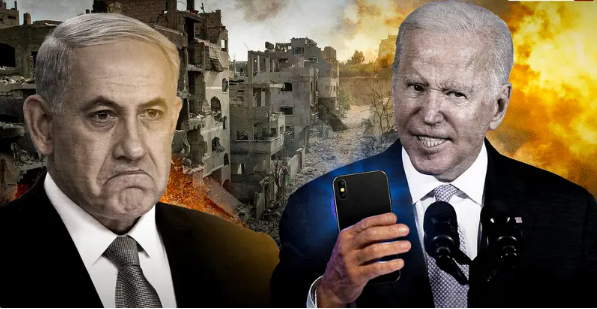  كواليس اتصال مشتعل ..  بايدن هدد نتنياهو بعواقب وخيمة