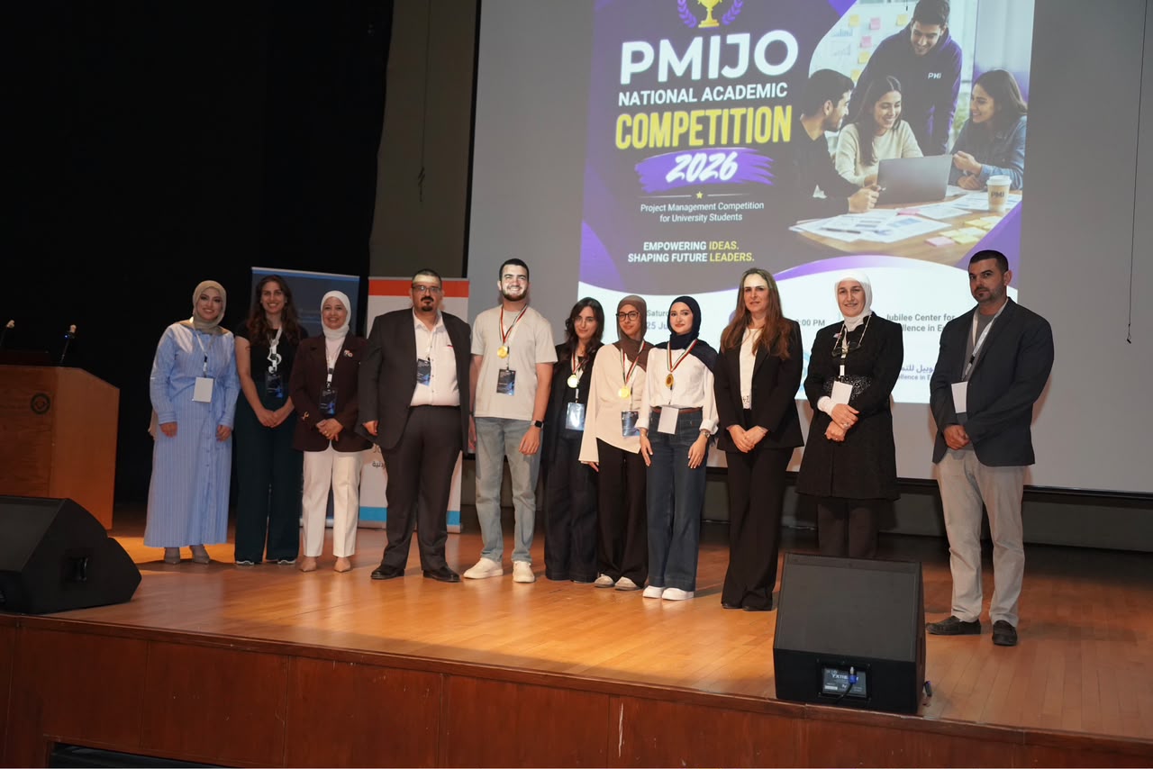 الجامعة الأميركية في مادبا تحرز المركز الثاني في المسابقة الوطنية الأكاديمية الأولى لإدارة المشاريع 2026
