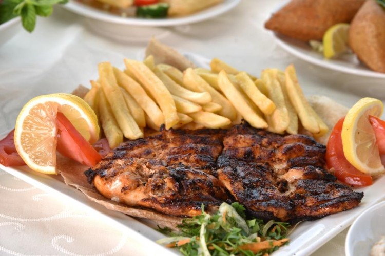 دجاج مشوي عالفحم للرجيم