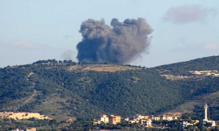 استشهاد 7 لبنانيين في قصف إسرائيلي على مدينة النبطية