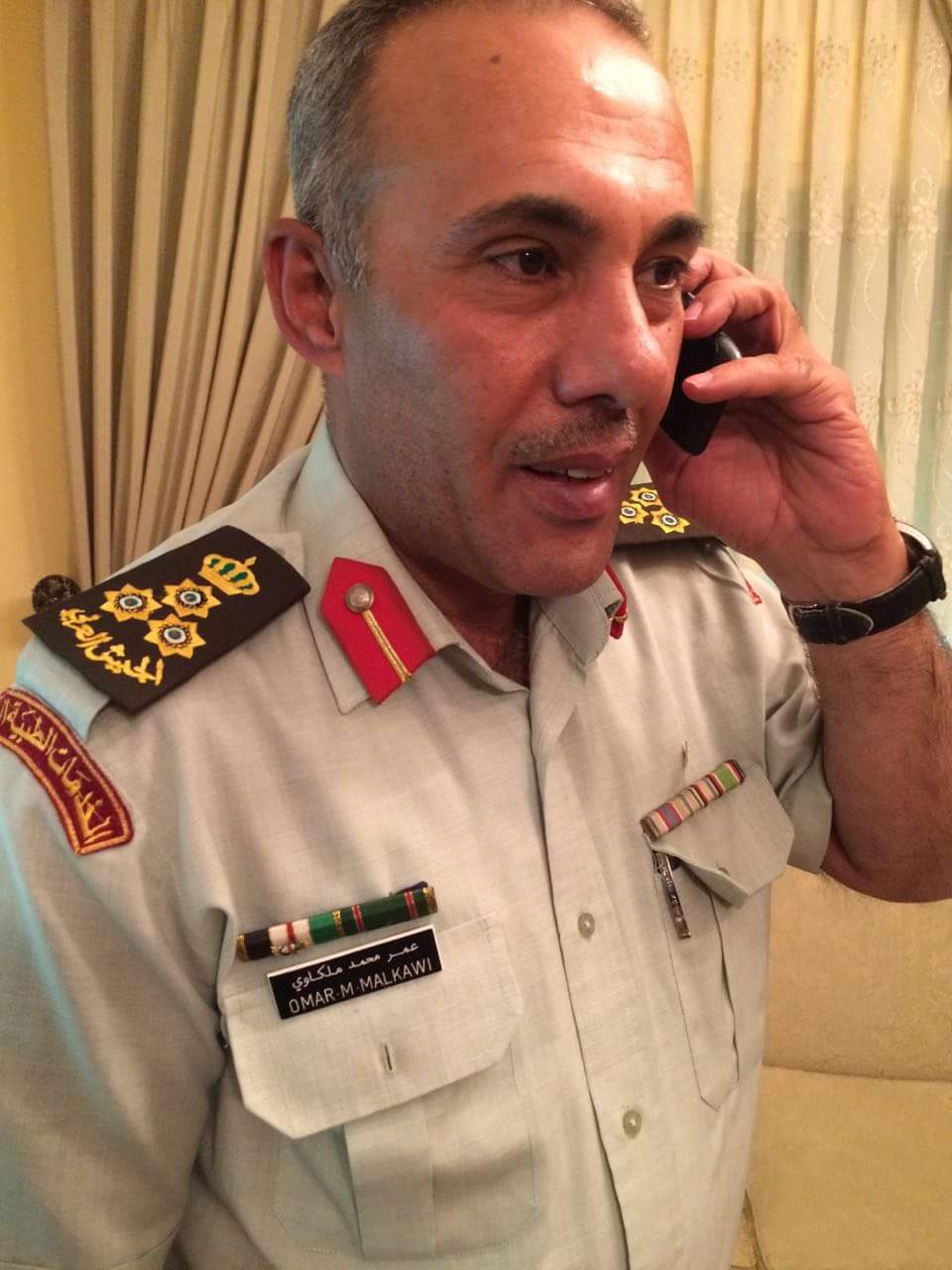 العميد عمر ملكاوي  ..  مبارك الترفيع