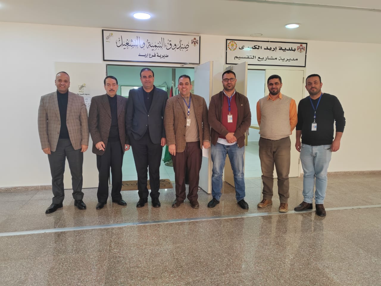 جولة مدير عام صندوق التنمية والتشغيل في محافظات المفرق و اربد والزرقاء