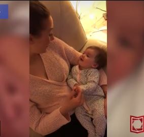 فيديو صادم  ..  طفلة تنطق و هي بعمر  (3) شهور 