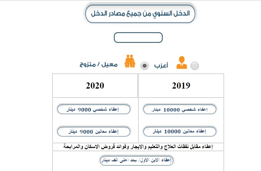 تعرف على طريقة احتساب ضريبة الدخل للافراد حسب القانون المعدل  ..  "تفاصيل"