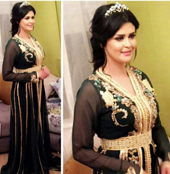 بالصور ..  أول ظهور لخطيب سلمى رشيد