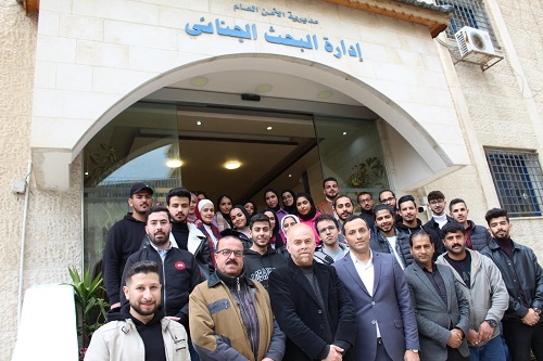 الامن سيبراني في جامعة الزيتونة تنظم زيارة علمية الى إدارة البحث الجنائي