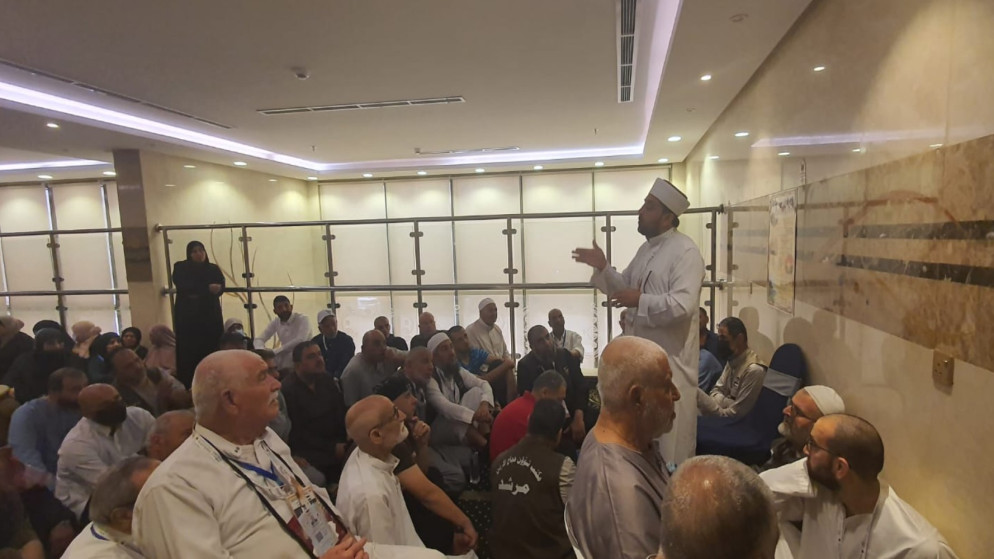 مواصلة جولات الوعظ والإرشاد في أماكن بعثة الحج الأردنية    