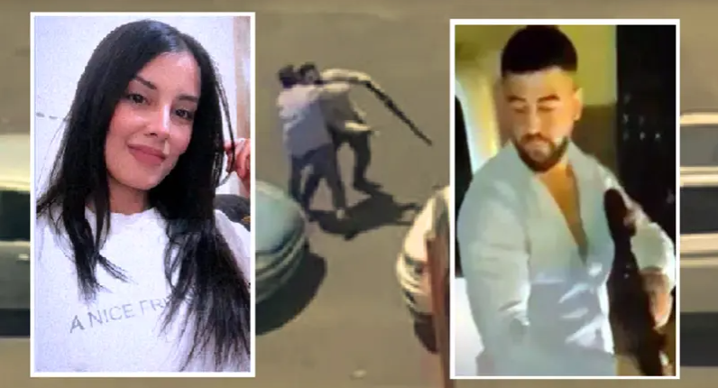 شاهد ..  شاب تركي يقتل حماه بالرصاص ثم يصرع طليقته في وضح النهار