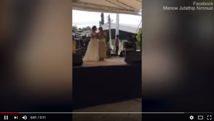 بالفيديو  ..  خذلها عريسها ولم يحضر حفل الزفاف ..  ردّة فعلها اذهلت الملايين 
