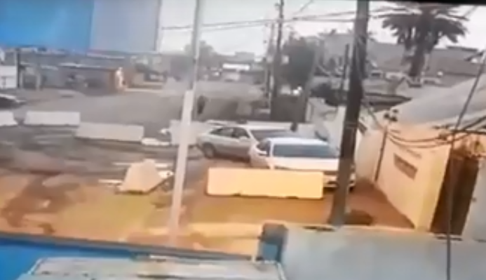 بالفيديو ..  عملية انتحارية فاشلة