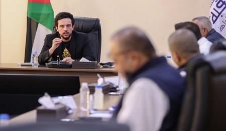 ولي العهد يتابع تنفيذ خطة استراتيجية العقبة