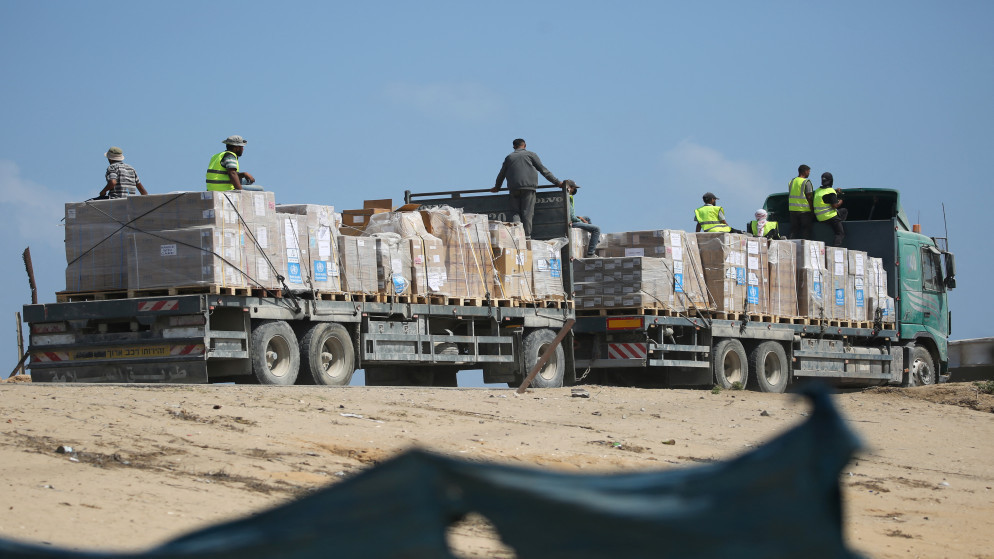 مسؤول إسرائيلي: قوات أميركية تنسق مع إسرائيل نقل المساعدات لغزة