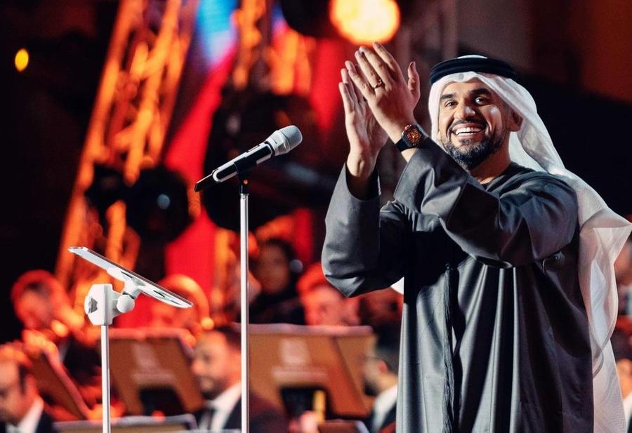 حسين الجسمي يحتفل بنجاح أغنية "يا رب تكون بخير" 