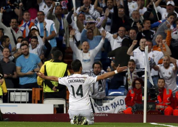 تشيشاريتو يحظى بليلة مجد استثنائية مع ريال مدريد