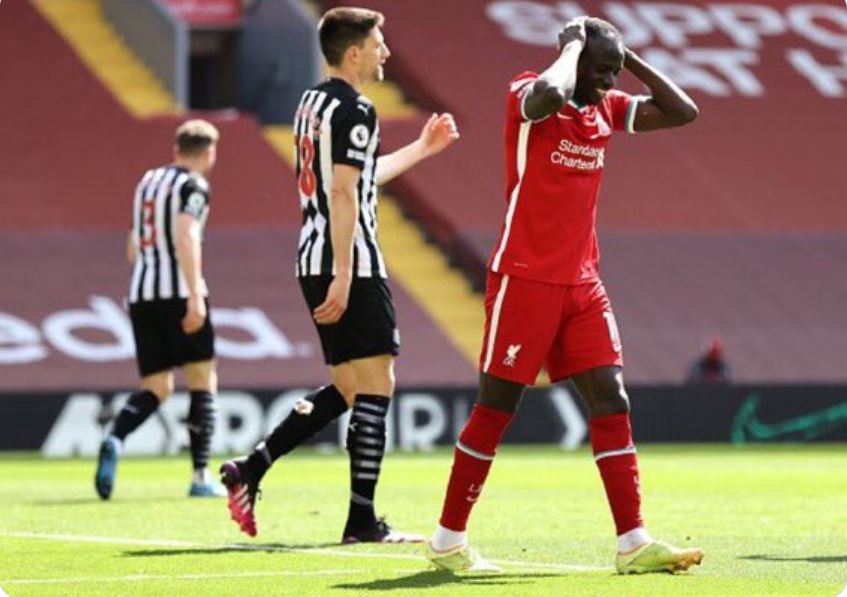 ليفربول يسقط في فخ التعادل أمام نيوكاسل بالدوري الإنجليزي