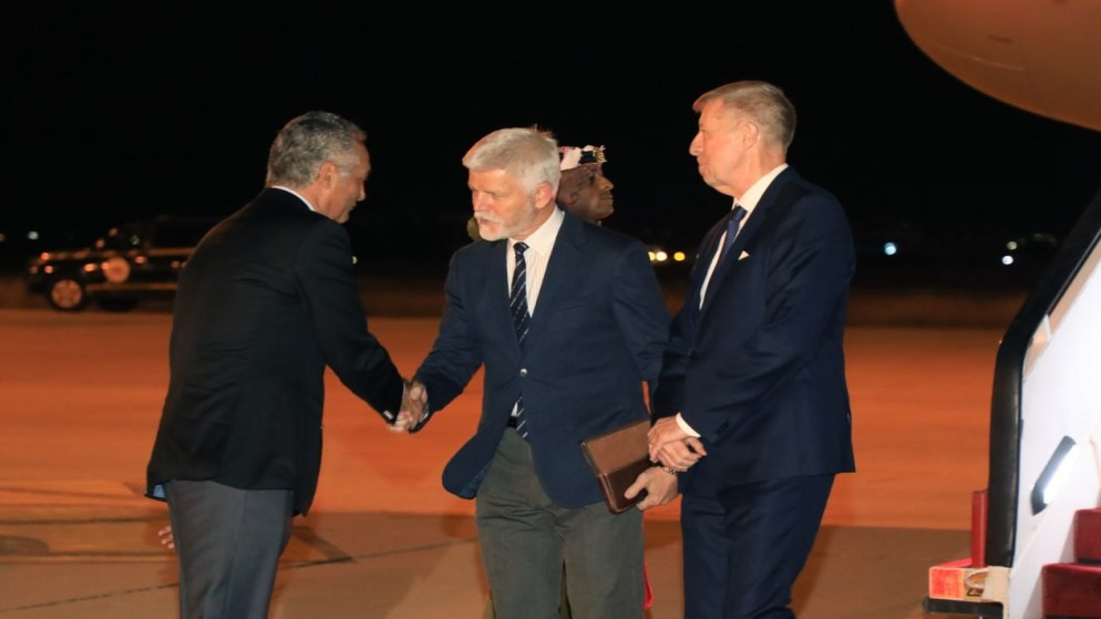 الرئيس التشيكي يصل إلى عمّان في زيارة تستمر لـ3 أيام