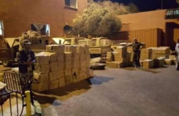 بعد مطاردة أمنية  .. ضبط أشخاص حاولوا تهريب أجهزة كهربائية في الضليل