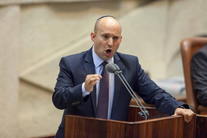 زعيم حزب البيت اليهودي يهدد بالانسحاب من الحكومة الاسرائيلية