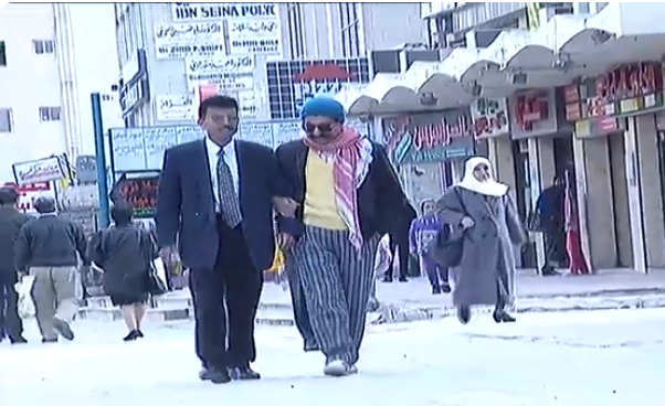 الفنان ربيع شهاب و نكشة مخ في الشوارع الأردنية عام 1997