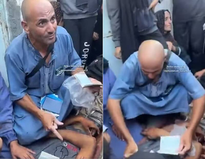 بالفيديو ..  شاب أردني من الكرك استشهد في غزة برصاص الاحتلال وهو جائع