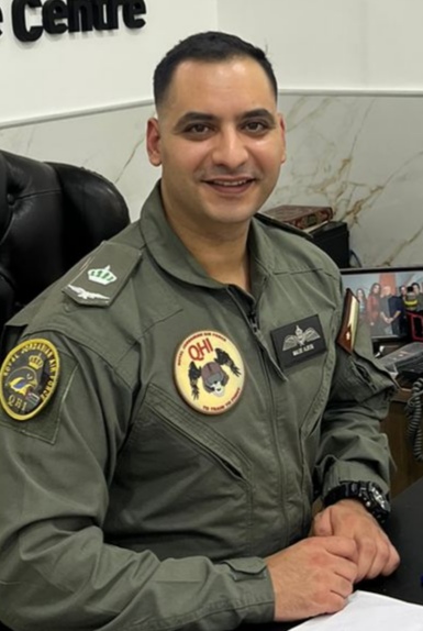العميد نوف البداوي تبارك لنجلها صدور الإرادة الملكية السامية بترفيعه لرتبة رائد في القوات المسلحة الأردنية